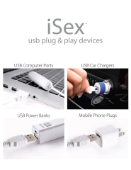 Белые вагинальные виброшарики USB KEGEL BALLS, работающие от USB