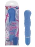 Голубой гнущийся вибратор Silicone Pleasure Bendie Ripple G's - 17,3 см.