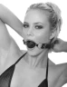Чёрный кляп с дырочками Breathable Ball Gag
