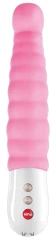 Нежно-розовый вибратор-гусеница Patchy Paul - 22,8 см.